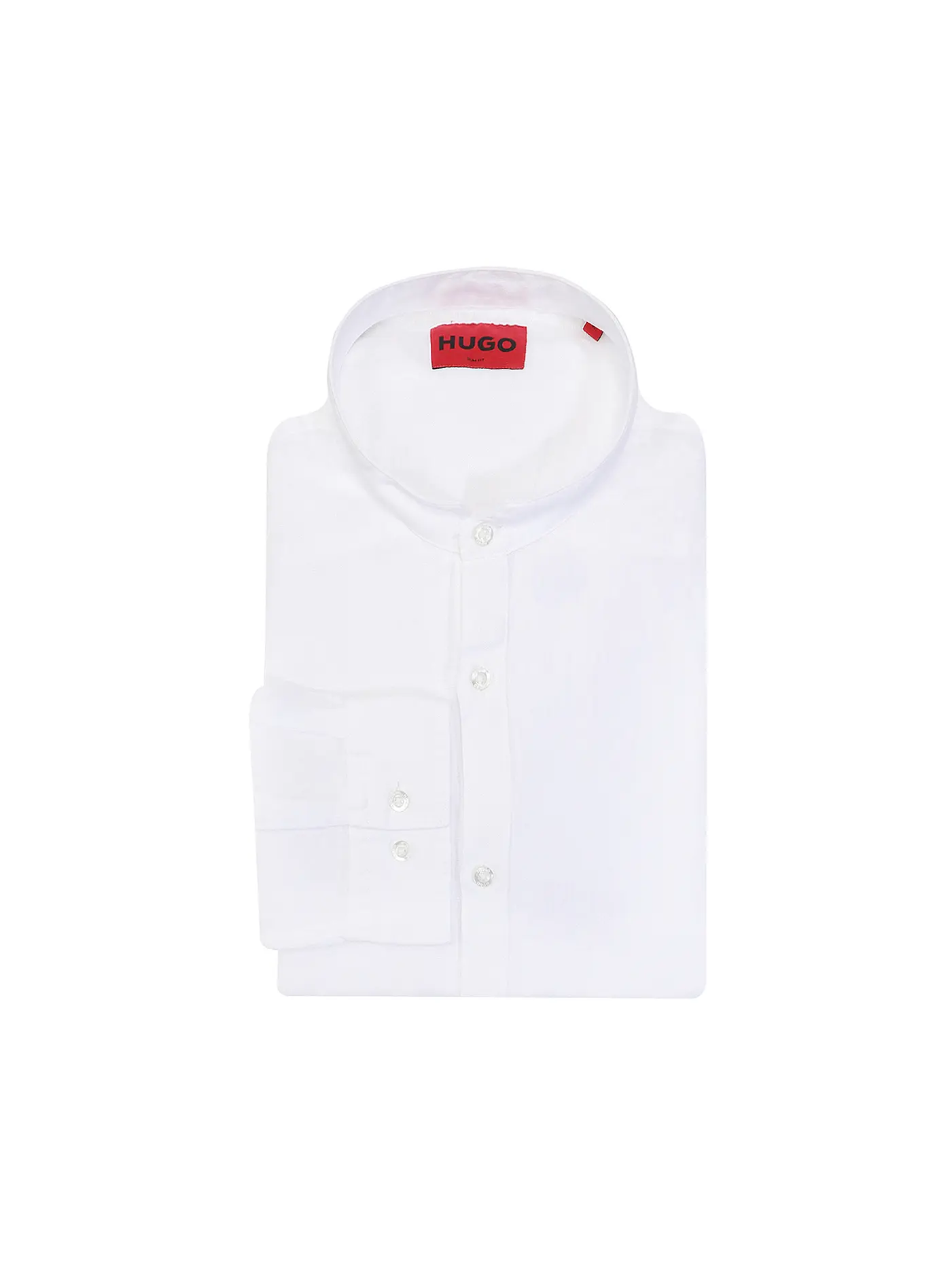 HUGO | Leinenhemd Slim Fit ELVORY | weiss